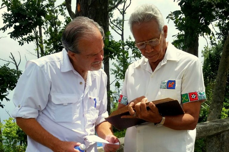 Robert N. Macomber researching in Cuba